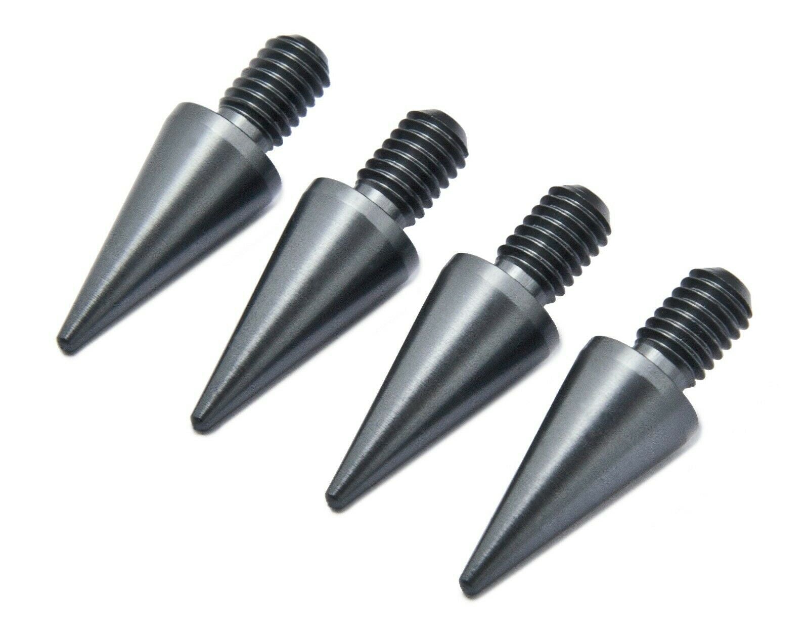 GUN METAL Aluminium Speaker Spikes M6 - Set of 4